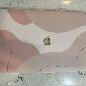 Rose Gold MacBook 16" Pro A2141  Case - Hard Shell Cover  - Minor Crack -